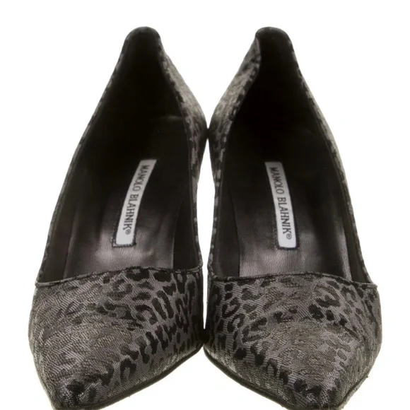 Manolo Blahnik Animal Print Pumps - Picture 2 of 4